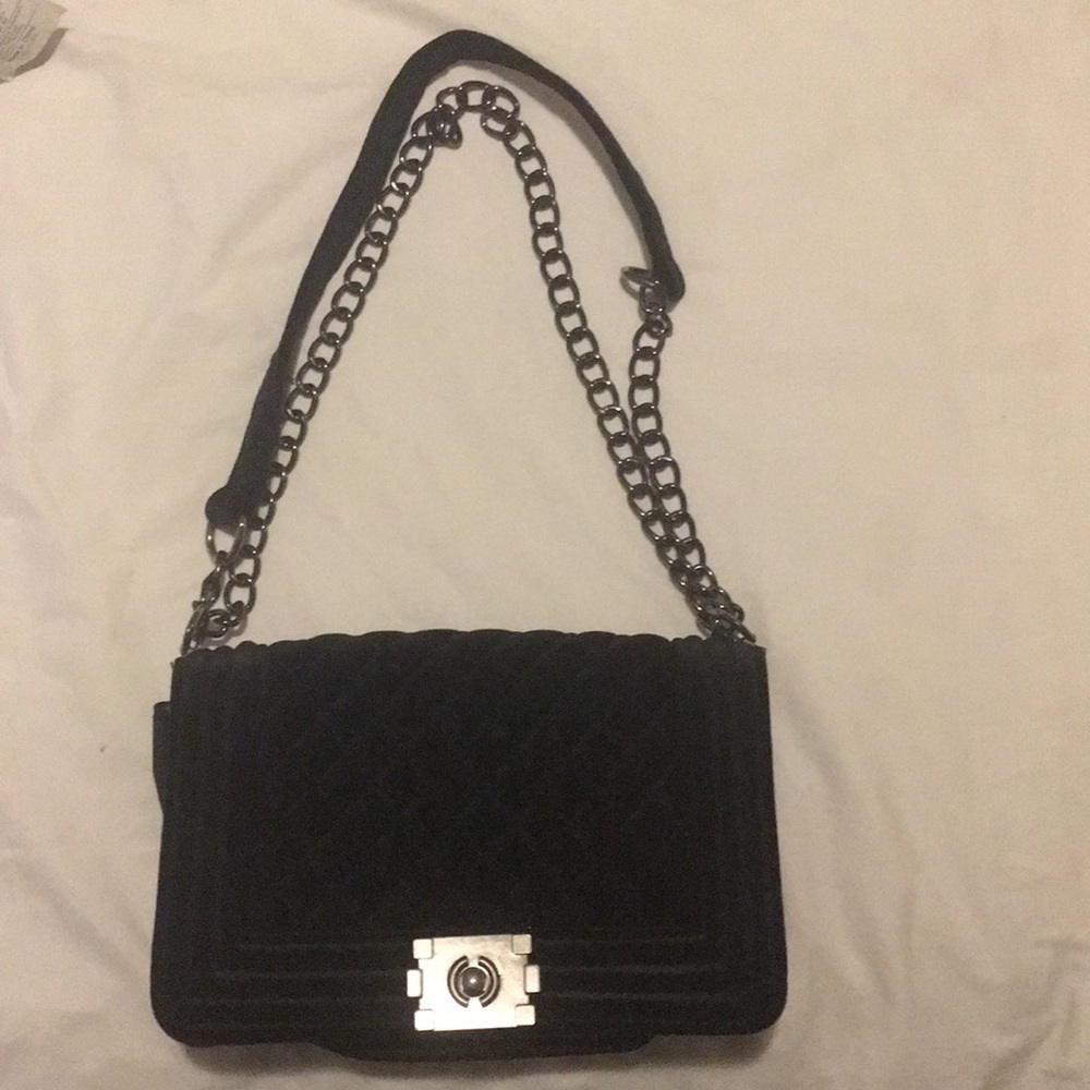 Black velvet purse. - NWOT